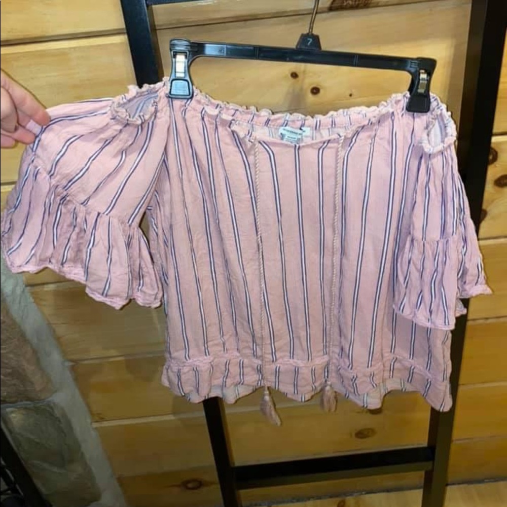 Off the shoulder shirt